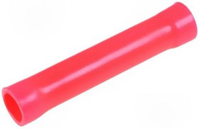 34070, PLASTI-GRIP Butt Splice Connector, Red, Insulated, Tin 22 16 AWG