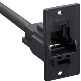 EF1-38RA-1SCD(30), Прямоугольный разъем питания, 1 контакт(-ов), EF1, Монтаж в Панель, Обжим, Гнездо