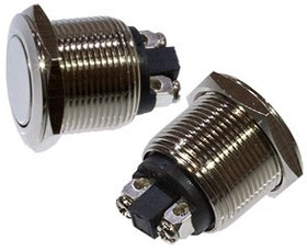 SC-988 A, Кнопка антивандальная металл 19мм 250В/2А