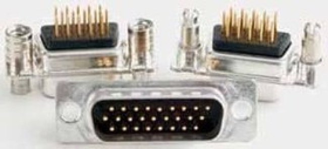 241A27500X, D-Sub High Density Connectors C-FLTR SLDR PIN STR 3mmTH PREC MCHND CNT