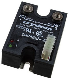 SMR4825-6, Solid State Relays - Industrial Mount PM Monitoring SSR 530VAC/25A