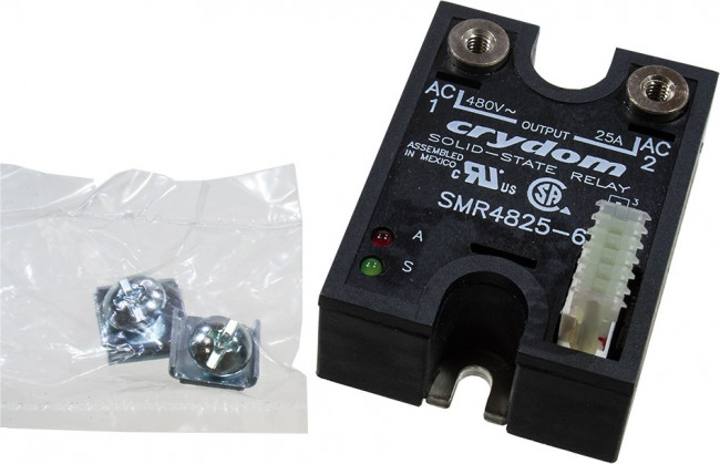 SMR4825-6, Solid State Relays - Industrial Mount PM Monitoring SSR 530VAC/25A