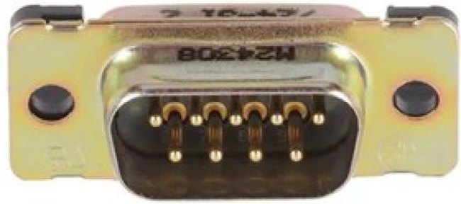 M24308/24-31Z, D-Sub MIL Spec Connectors PLG ASSY R/A 109 ZN1