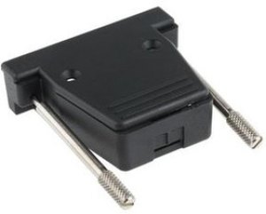 5443430, D-Sub Backshell, DB-25, Black, PET 5443430, D-Sub Backshell, DB-25, Black, PET