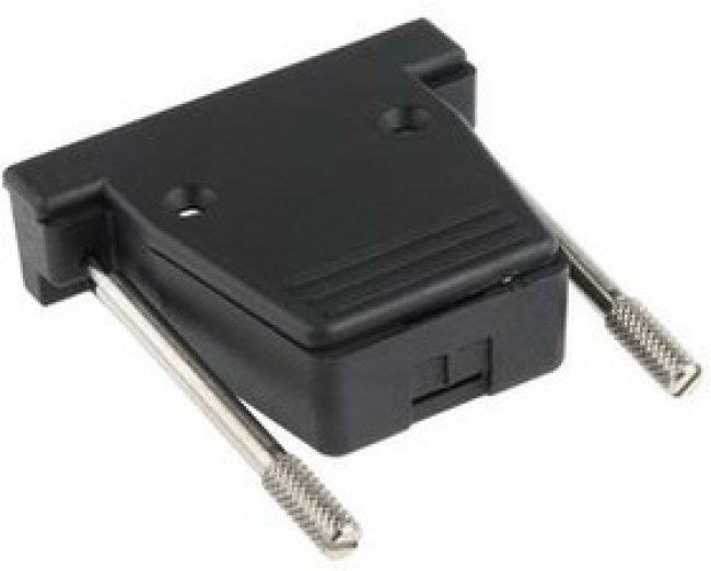 5443430, D-Sub Backshell, DB-25, Black, PET