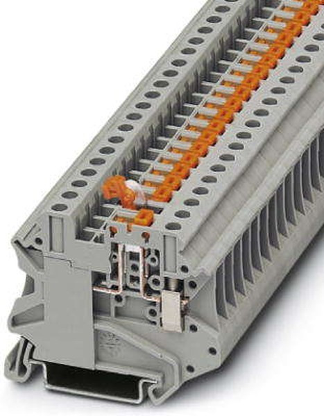 3046139, DIN Rail Terminal Blocks UT 4-MT KNIFE DISCON TERM BK