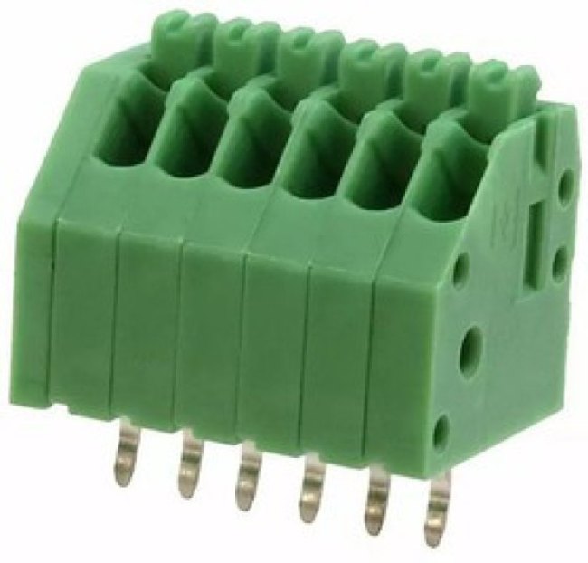 1990041, PCB Terminal Block, 2.5mm Pitch, Through Hole Mount, 1-Row, Solder Termination