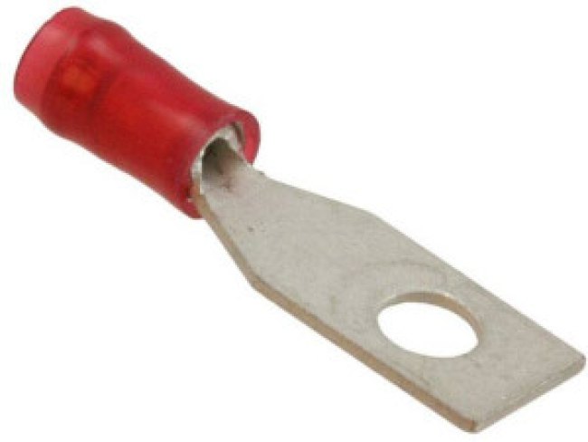327944, TERMINAL, RING TONGUE, #8, RED, 16AWG
