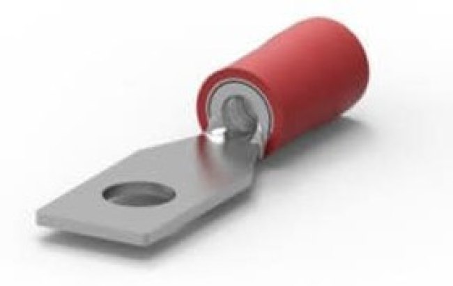 327944, TERMINAL, RING TONGUE, #8, RED, 16AWG