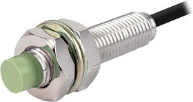 PRL08-2DN Индуктивный трёхпроводный датчик в удлиненном корпусе 40мм с индикатором и кабелем 2м, 2 мм, M8, NPN НО