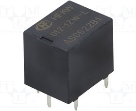 HFKW/012-1ZW-L, Реле: электромагнитное, SPDT, Uобмотки: 12ВDC, 35А, 240Ом, PCB
