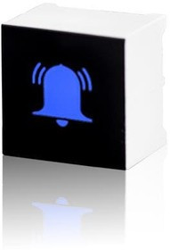 CTHS15CIC06ALARM, Display Switches CTH SQR 15mm LED 3.2V Lead Blue Alarm