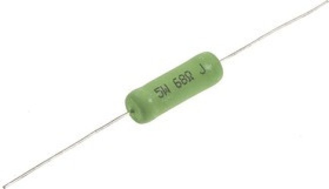 EP5W68RJ, 68 Wire Wound Resistor 5W ±5% EP5W68RJ