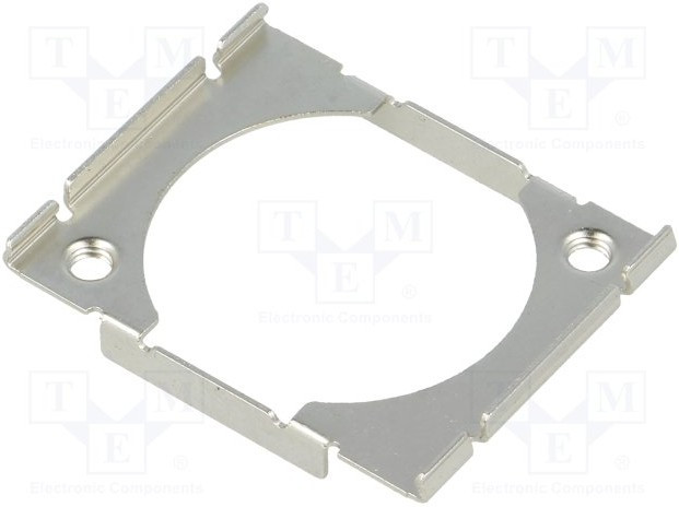 52590060-300, XLR Connectors Rear Panel Clip for XLR Connectors. M3x).5mm Thread