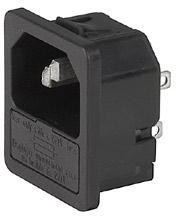 6200.4220, AC Power Entry Modules Appliance Inlet 65C W.1P