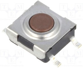TACTM-63N, Микропереключатель TACT, SPST-NO, Пол: 2, 0,05A/12ВDC, SMT, нет