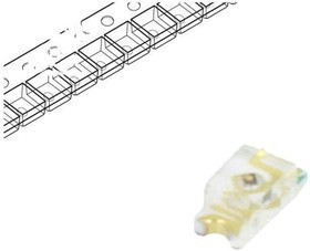 RF-GSB190TS-BC, LED; SMD; 0603; green-yellow; 12?80mcd; 1.6x0.8x0.7mm; 140°; 20mA