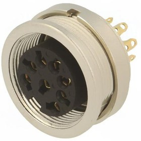 KFV-80, Разъем: M16, гнездо, "мама", пайка, PIN: 8, 5А, 60В, IP40, 0,75мм2