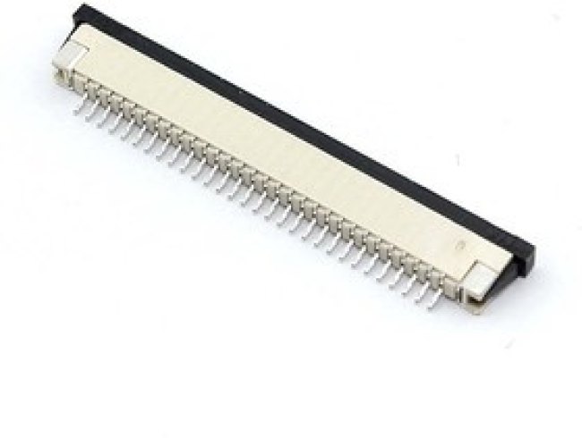 Разъем FPC Half Coverage Bottom Contact 1.0K-BX-30PWB 30 pin высота 2мм шаг 1мм