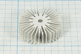 Охладитель (радиатор охлаждения) 32,8xd 3,4x 10, тип O08, аллюминий, серый