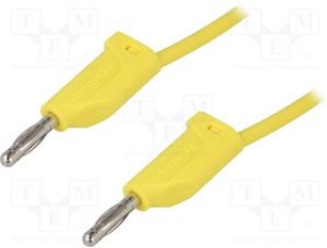 MFK151200-GE, Измерительный провод, 70ВDC, 33ВAC, 16А, с осевым гнездом 4м MFK151200-GE, Измерительный провод, 70ВDC, 33ВAC, 16А, с осевым гнездом 4м