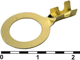 DJ431-10A-D, Наконечник кольцевой неизолированный , 2,5…4,0 мм?, латунь H65Y