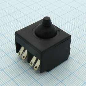 DS P2, кнопка для газонокосилок, без фиксации, 2 группы контактов на замыкание