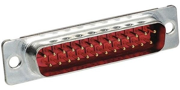 09674505615, D-Sub Waterproof 50 Way Cable Mount D-sub Connector Plug