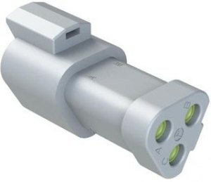 AT04-3P-MM01, Automotive Connectors AT Recpt 3 Way Red. Dia. Seal End Cap AT04-3P-MM01, Automotive Connectors AT Recpt 3 Way Red. Dia. Seal End Cap