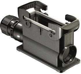 19433240231, Разъем для тяжелых условий, IP66, With Gland, Нейлон (Полиамид), Армированный Стекловолокном