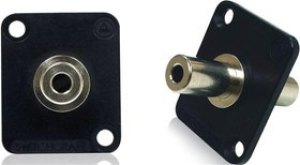 EH35MM2B, Phone Connectors 3.5MM FEED-THRU BLACK EH35MM2B, Phone Connectors 3.5MM FEED-THRU BLACK