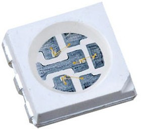 FM-T5050UGK-520D, ЧИП светодиод 5050 PLCC зеленый 110гр. 520нм 3600мКд