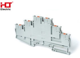 081-25-022, Зажим пружинный с нажимной кнопкой PT-2.5мм2 трехуровневый 20A HLT 081-25-022, Зажим пружинный с нажимной кнопкой PT-2.5мм2 трехуровневый 20A HLT