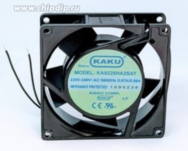 Вентилятор KAKU KA9225HA2SAT 220-240v 50/60 HZ 0.07 / 0.06 a 90x25 92x25 2 pin