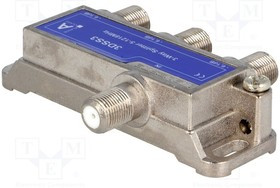 3DSS3, Разветвитель, винтами, 1218МГц, Вых: F "мама" x3, Серия: 3D Line