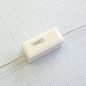 SQP500JB-16K, (SQP 5W 16K 5%), Резистор керамический цементный аксиальный (SQP) 5Вт 16кОм +5%