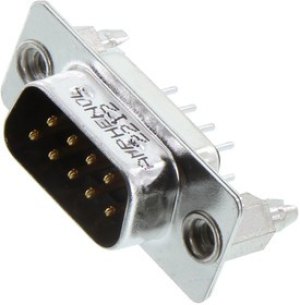 L717SDEH09POL2RM5C309, D SUB CONN, PLUG, DE, 9POS, SOLDER