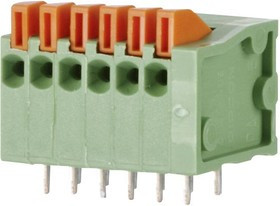AST0720506, Клеммная колодка типа провод к плате, 2.54 мм, 5 вывод(-ов), 26 AWG, 20 AWG, 0.5 мм², Вставной