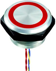 PN1L-M2AFB002E2A, Pushbutton Switches 30mm PIEZO RING 24VDC RED-GRE