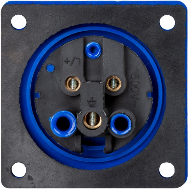 Вилка 613 скрытая 2Р+РЕ 16А 220В IP44 TDM Вилка 613 скрытая 2Р+РЕ 16А 220В IP44 TDM