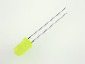 L-53LYD, LED; 5mm; yellow; 0.8?3.2mcd; 60°; Front: convex; 2.1?2.5V