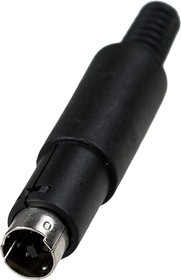 1-430, Разъем mini DIN 5 pin "шт" пластик на кабель