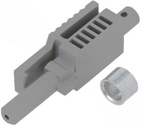 HFBR-4503Z, Разъем VL одинарный с защелкой серый + обжимное кольцо
