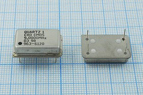 Кварцевый генератор 9МГц 5В,HCMOS в корпусе FULL=DIL14, гк 9000 \\FULL\CM\5В\CXO\QUARTZ-1