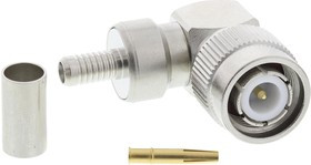 R143182000, 50 Right Angle Cable Mount, TNC Connector, Plug, RG141, RG58 R143182000, 50 Right Angle Cable Mount, TNC Connector, Plug, RG141, RG58