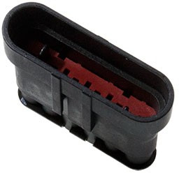 115000610176 (282108-1), Корпус разъема "вилка" 6pin AMP Superseal 1.5