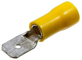 47512, Разъем кабельный плоский изолированный «папа» РПИ-П 6.0-(6.3) серия ПРОФИ (КВТ) 47512, Разъем кабельный плоский изолированный «папа» РПИ-П 6.0-(6.3) серия ПРОФИ (КВТ)