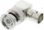 J01004A0617, Right Angle 50 RF Adapter BNC Plug to BNC Socket 4GHz