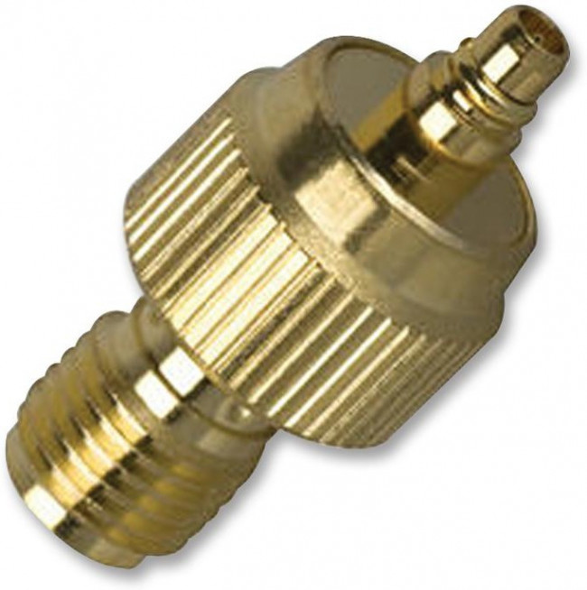 242141, RF Adapters - Between Series SMA JACK TO MMCX PLUG ADAPTER