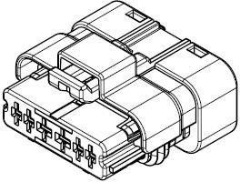 3767.60, Spade Connector, Non-Insulated, 0.5 ... 1mm², Socket, Pack of 100 pieces